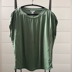 Athleta Sage Green Muscle Tee